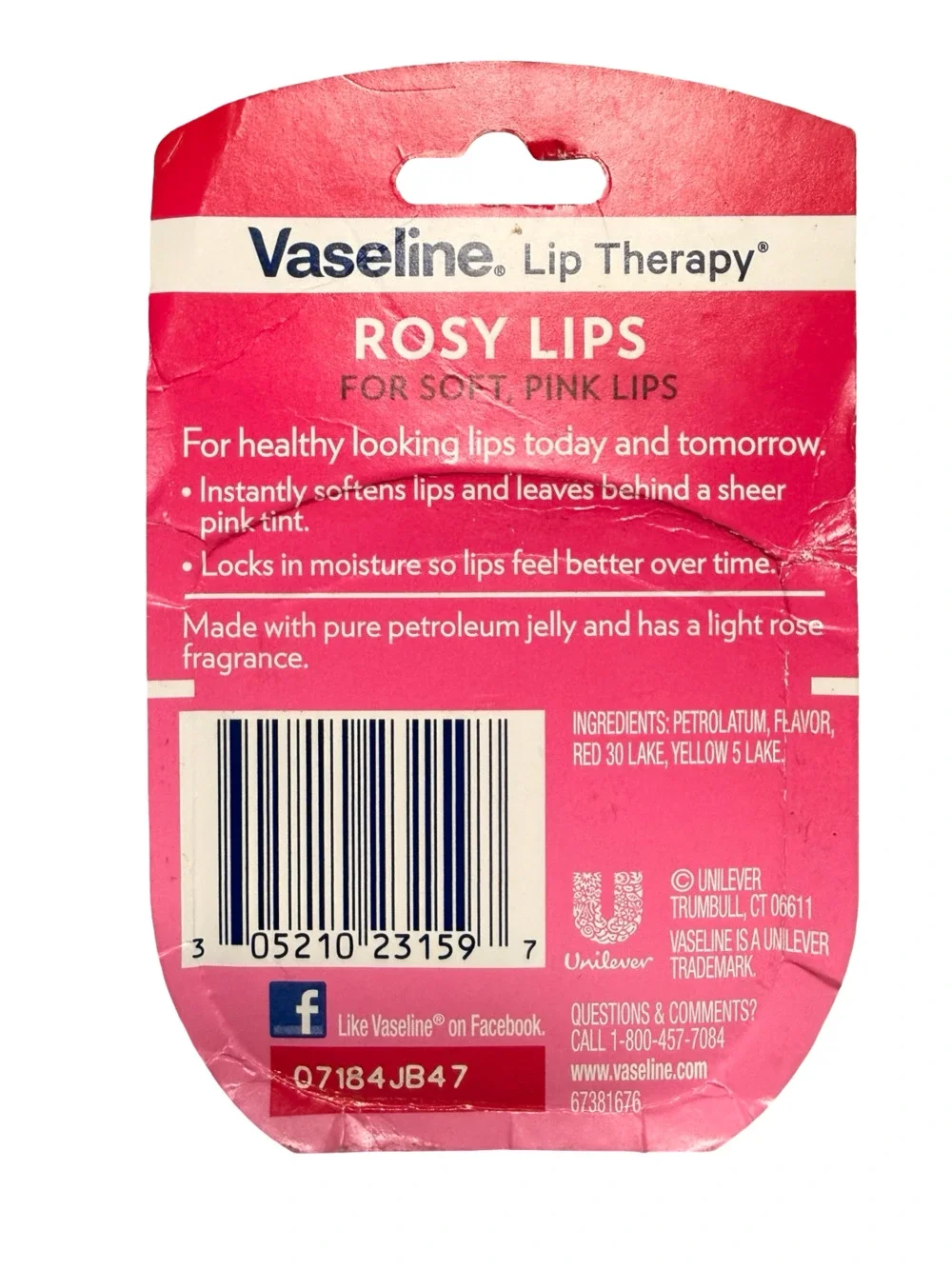 Vaseline Lip Therapy Set: 1x Rosy Lips & 1x Limited Edition Pomegranate Spritz